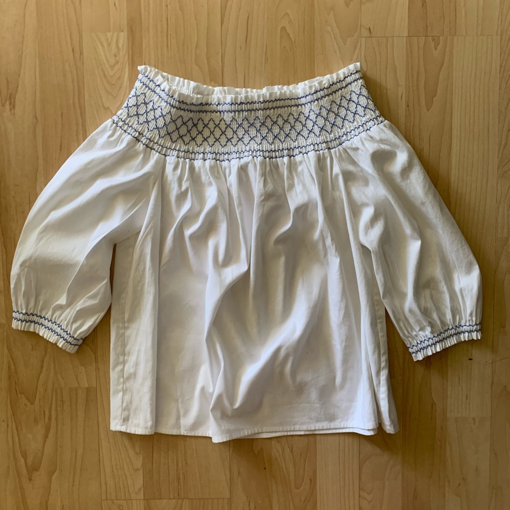 Vineyard Vines NWT White Off the Shoulder Top